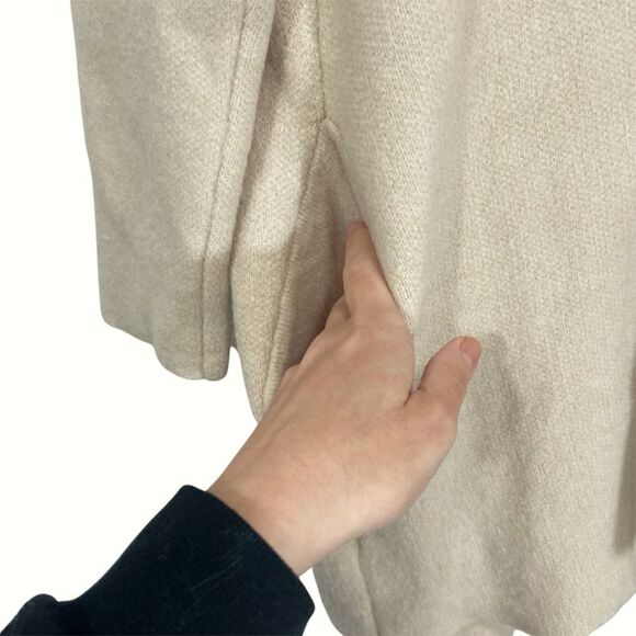 Baltic Born IL Ellison Lapel Cardigan Open Front Knit Waterfall Sweater S/M - Picture 6 of 9